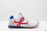Genuine Loewe Ballet Runner Calfskin Round Toe Lace-Up Low-Top Casual Shoes Item