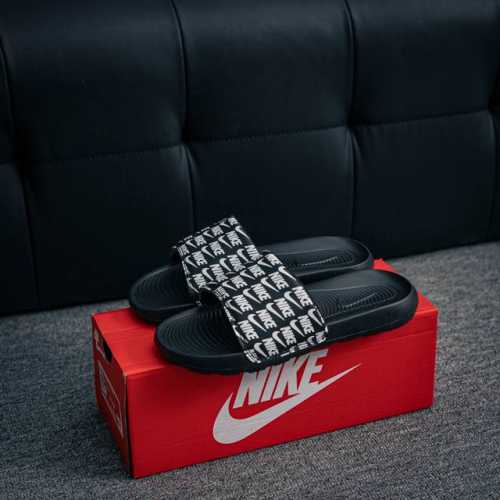Core Private Nike Victori One Slide Print Mix Series Summer Beach Sports Anti-Sl