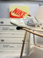 Nike Sb Dunk Low Stussy Collaboration Anniversary High-End Customization Low-Top