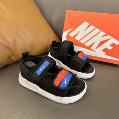 Special Price No Returns Or Exchanges Nike Double Velcro Children's Sandals 26-3