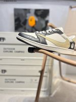 Company-Grade Top-Grain Leather Ape Head X Jordan Air Jordan 1 Low Aj1 Low-Top S