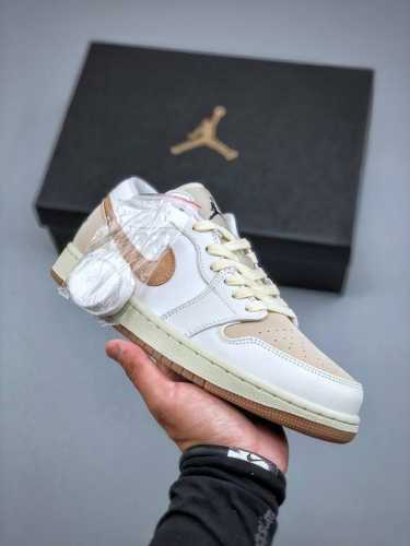 air Jordan 1 Low Dongdan Aj1 Joe 1 Coconut Milk White Low-Top Cultural Casual