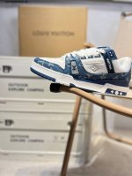 Louis Vuitton Lv Louis Vuitton Sneakers New Lv Trainer Latest Color Sports Shoes