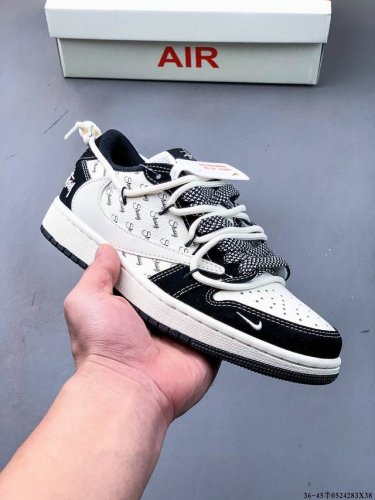 Company-Level First-Layer Nike Air Jordan 1 Low Aj1 Joe 1 Low-Top Trendy Slow-Mo