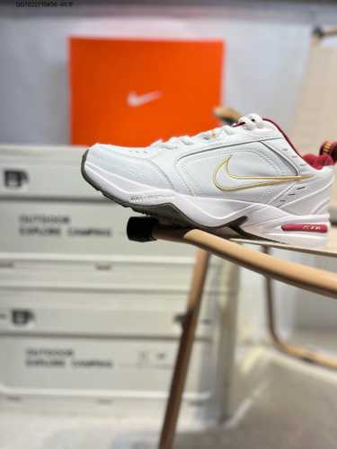 Nike Air Monarch Iv Leather Daily Versatile Shock-Absorbing Non-Slip Low-Top Lif