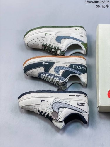 Overseas Limited Release! Company-Level Nike Air Force 1 '07 Low Gucci Collabora