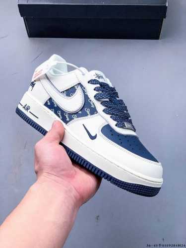 Second Layer Genuine Nike Air Force 1 Low Air Force One Low-Top Classic Versatil