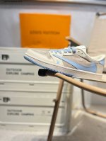 Company-Grade Top-Grain Leather Lv X Jordan Air Jordan 1 Low Aj1 Low-Top Series