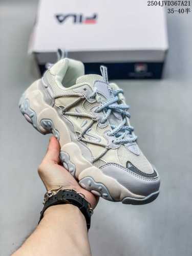 Genuine Label With Half Size Fila 2025 Summer New Cat Claw 6 Women's Shoes Dad S