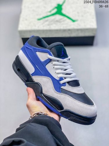Air Jordan Aj4 Rm The Remake Of The Low-Top Retro Basketball Shoes In Black, Whi