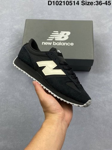 New Balance Nb 471 Series Fabric Cowhide Leather Retro Fashion Slip-Resistant Du