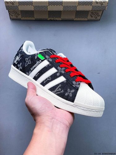Company-Grade Top Layer! Adidas Superstar Shell-Toe Classic Casual Skate Shoes,