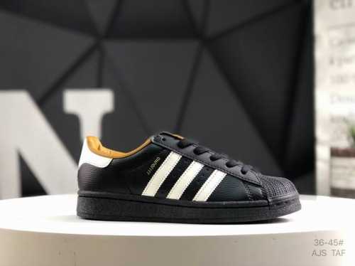 Adidas Ad Originals Superstar Shell Toe Using A New Top Layer Of Stitching Leath