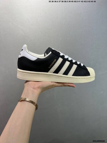 Adidas Originals Superstar White/Black Retro Trend Slip-Resistant Durable Low-To