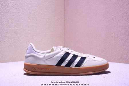 Adidas Originals Gazelle Indoor Retro Three-Leaf Clover Slip-Resistant Transpare - Click Image to Close