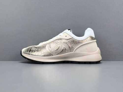 Channel Advantage Dongguan Chanel Chanel 25C Calfskin Round Toe Lace-Up Low-Top