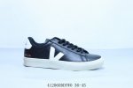 French National Shoe Brand Veja Esplar Leather Low Sneakers Espra Series V-Shape