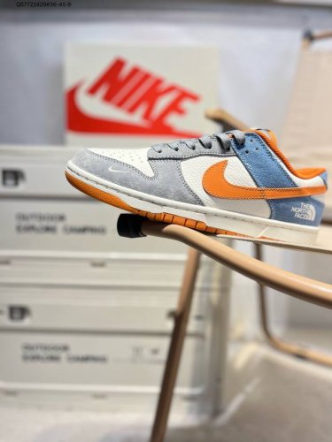 Nike Sb Dunk Low "North Face" Anniversary High-End Custom Low-Top Casual Shoes C
