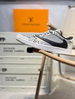Company-Level First-Layer Leather Jordan Air Jordan 1 Low Aj1 Low-Top Series Bas