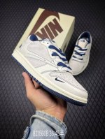 b Fragment X Travis Scott X The North Face Air Jordan 1 Low Three-Party Joint