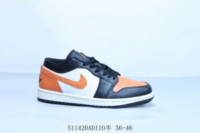 Jordan Air Jordan 1 Low Aj1 Jordan 1 Low-Top Retro Cultural Casual Sports Basket