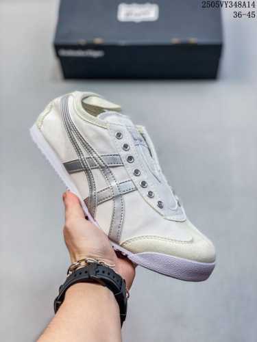 Onitsuka Tiger Mexico 66 Asics Onitsuka Tiger Low-Top Brown-Red Unisex Canvas Pa