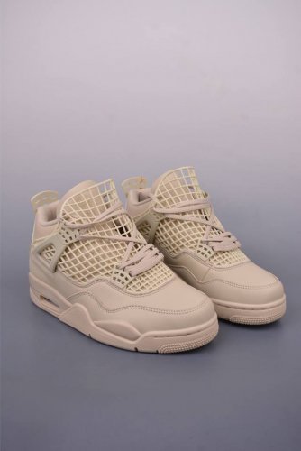 air Jordan 4 Retro Jordan Fourth Generation Net Replica Grid Yellow Pure Orig
