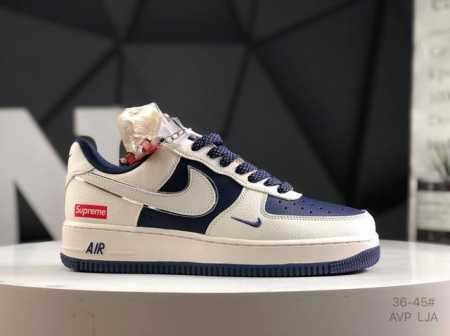 Company-Grade With Half Sizes Nike Air Force 1 Low Low-Top Casual Sports Sneaker - Click Image to Close