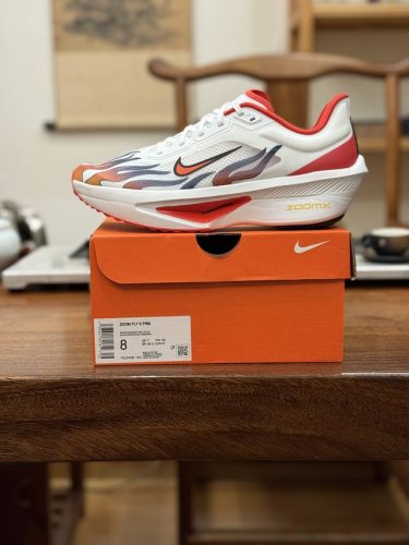 Company-Level Platform Goods Zoom Fly 6 Running Shoes White Flame Hq3498-100 Men
