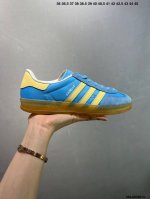 Adidas Originals Gazelle Indoor Retro Three-Stripe Slip-Resistant Transparent Ru