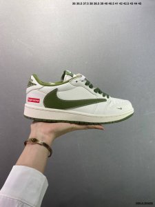 Company-Level Supreme X Air Jordan 1 Low Off-White Dark Green This Model Advocat