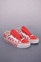 vans Old Skool 36 Lx-Bmx Official New White And Red Checkerboard Casual Canva