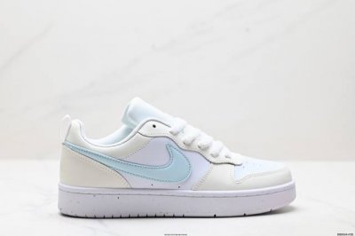 Genuine Nike Court Borough Low Low-Top Versatile Breathable Casual Sports Shoes
