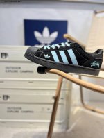 Stussy X Adidas Originals Superstar Classic Color Classic Shell Head Official We