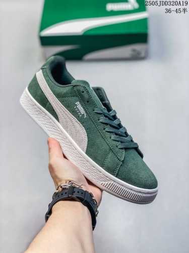 Puma Men's And Women's Shoes Genuine Half-Size Original Last Original Paper Vers