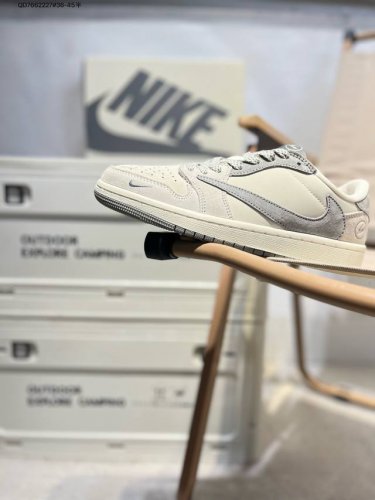 Company-Level Top-Layer Leather Jordan Air Jordan 1 Low Aj1 Low-Top Series Baske