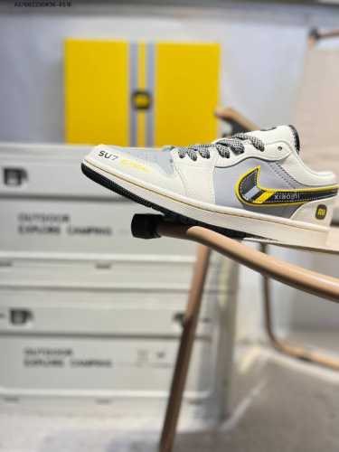 Company-Level Top Layer Leather Xiaomi X Jordan Air Jordan 1 Low Aj1 Low-Top Ser
