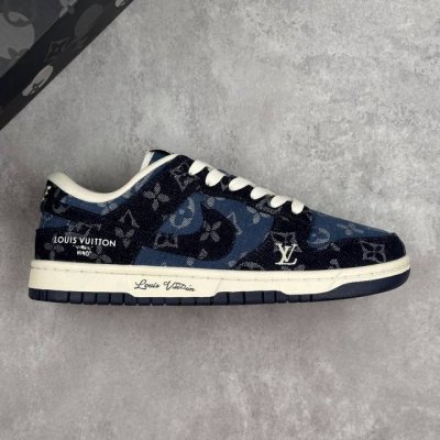 Local Core Private Nike Sb Dunk Low X Lv Joint High-End Customized Low-Top Casua