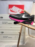 Nike Air Max 90 Classic Retro Cushioned Running Shoes The Upper Is Made Of Leath