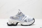 Company-Level Gg-Cc Galaxy Particles Silver-White Half-Slippers Silver Horn King
