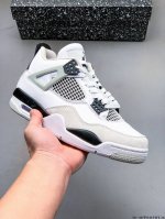 Company Level! Air Jordan 4 Retro Og Cement Aj4 Joe 4 Retro Casual Sports Basket