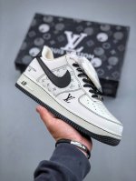 Nike Air Force 1 Low 07 X Louis Vuitton Black And White Original Last And Origin
