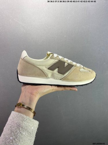 Company-Level New Balance Nb 471 Series Fabric Cow Split Leather Retro Fashion N