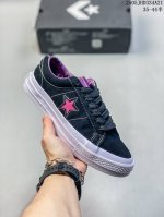 converse One Star Tropical Feet One Star Suede Classic Black And Purple Low-T