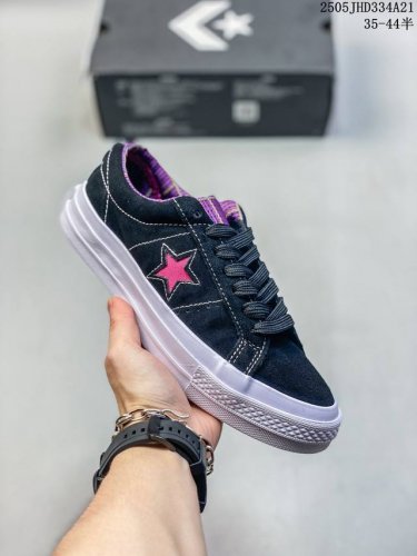 converse One Star Tropical Feet One Star Suede Classic Black And Purple Low-T