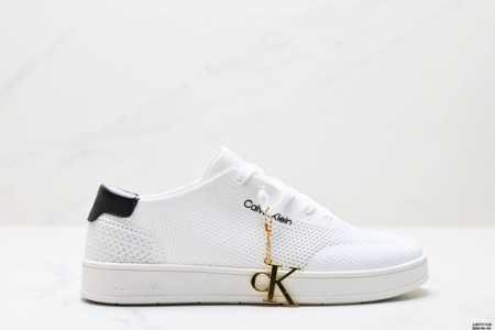 Authentic Calvin Klein Mesh Round-Toe Lace-Up Low-Top Sneakers Size: 40-45 Id: J - Click Image to Close