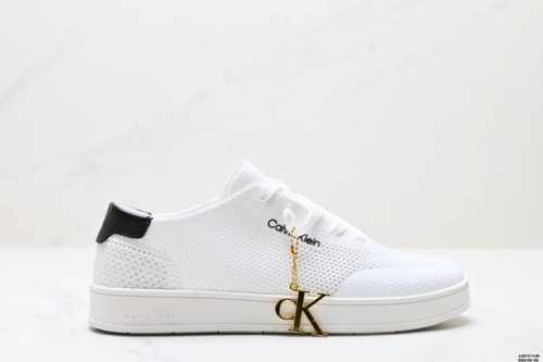Authentic Calvin Klein Mesh Round-Toe Lace-Up Low-Top Sneakers Size: 40-45 Id: J