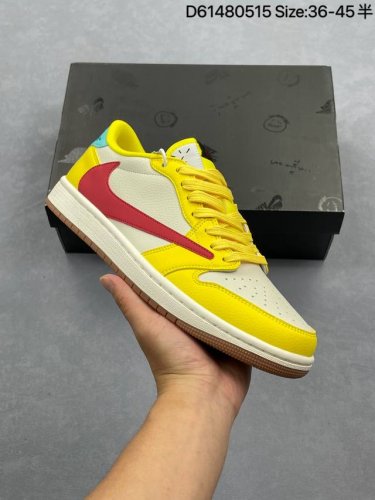 Company-Grade Travis Scott X Fragment Design X Air Jordan 1 Low Og Sp Aj1 Collab