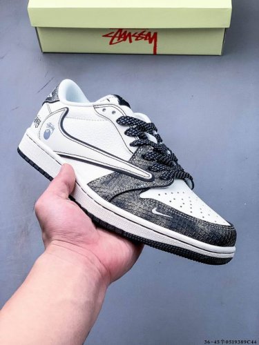 Company-Level First-Layer Nike Air Jordan 1 Low Aj1 Joe 1 Inverted Hook Low-Top