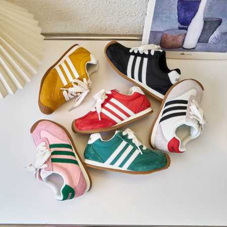 Adidas Agam Training Shoes For Kids Adidas Three-Leaf Agam Training Shoes, Trend - Click Image to Close